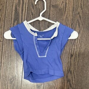 Urban outfitters blue/purple crop top